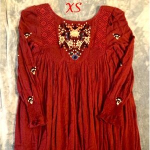 Free People Boho dress/ tunic sz Small